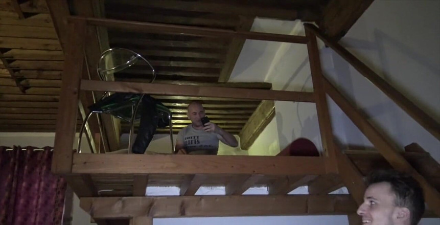 Crunch French bareback porn: Prima filmare porno homosexuală pentru Kevin un tati, folosit de...