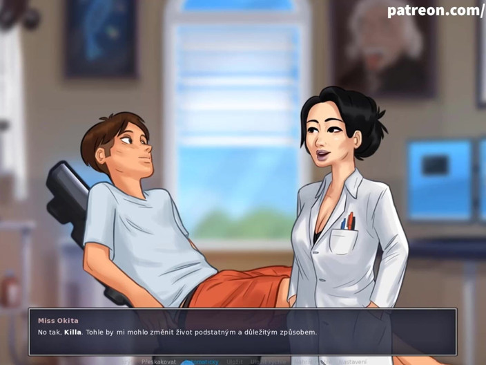 Cartoon Universal: Summertime saga part 155 - Asian teacher jerk cock Czech sub