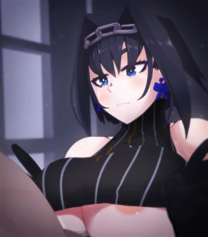 Velvixian_2D: Kronii Oblečená šukání koz