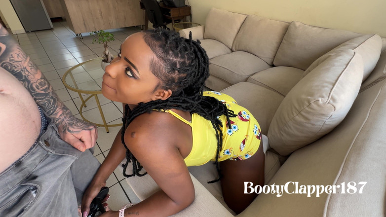 BootyClapper187: Si Dia berbogel dua kali menggunakan pantat hitam besar saya