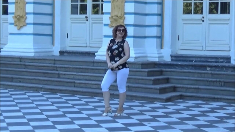 RedRoseRus: Ass in Leggings outdoor 2 - Full version