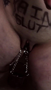 Penis-shaped Gag and Pussy Stretching Punishment - Naughty Masochist