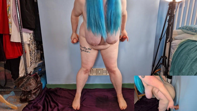Alice_Mayflower_Scottish: Awek Neko berlatih dengan dildo - awek solo
