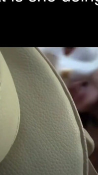 What Is She Doing in the Car?