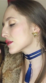 Two Gorgeous Girls Try on Expensive Luxury Fur Coats and Branded Python Leather Boots
