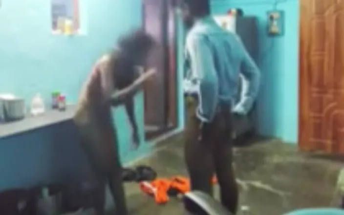 Rishi: Indian Desi House Maid Fuck in Standing Position by Owner