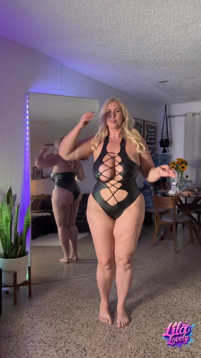 Lila Lovely: Busty MILF Wishlist Try-on Haul: Bodysuits &amp; Crotchless Body Stockings