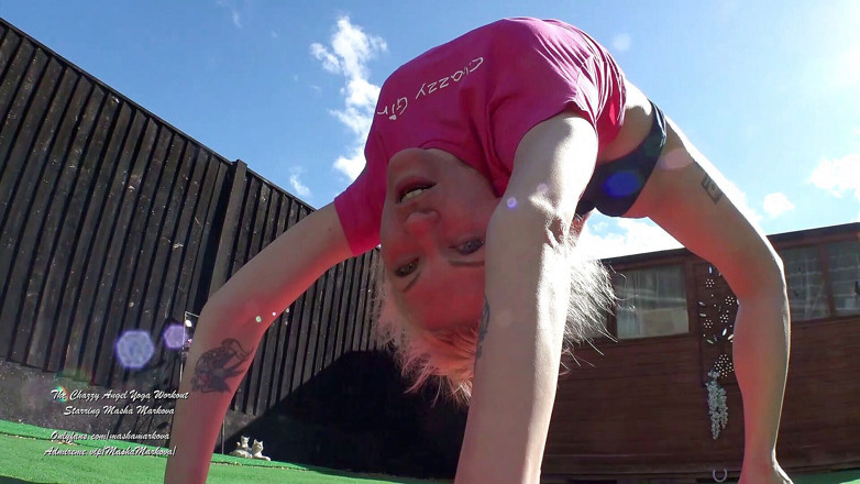 Porno angels: Masha Markova yoga workout