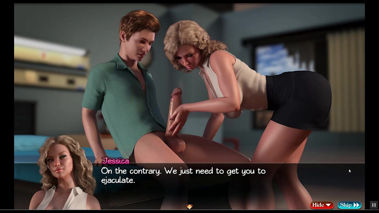 Cumming Gaming: Schat van Nadia - laten we spelen zonder commentaar [pornplay Hentai] ep.5...