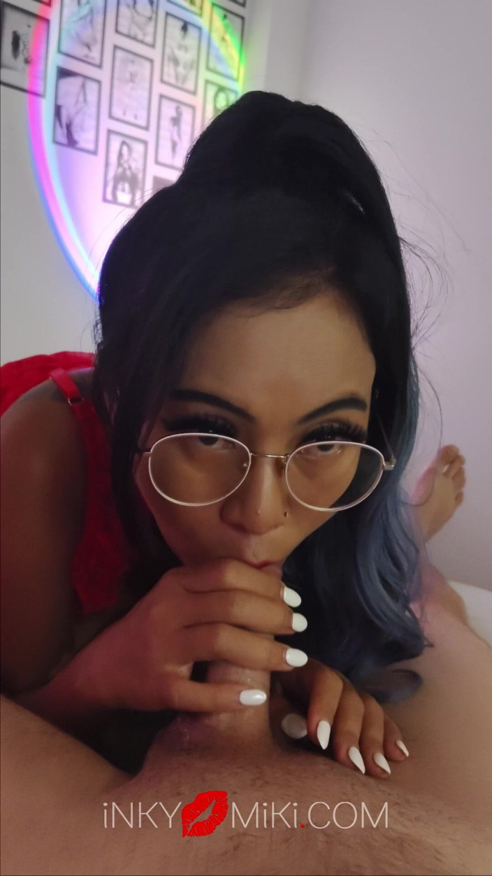 Inky Miki: My Teasing Blowjob Pushes Him Over the Edge for a...