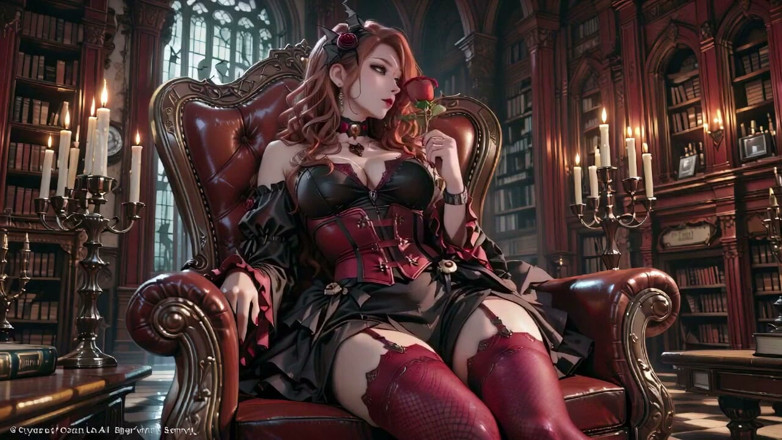 Seraphina Vale: Une reine gothique rencontre une déesse blonde ! Un festin blanc...