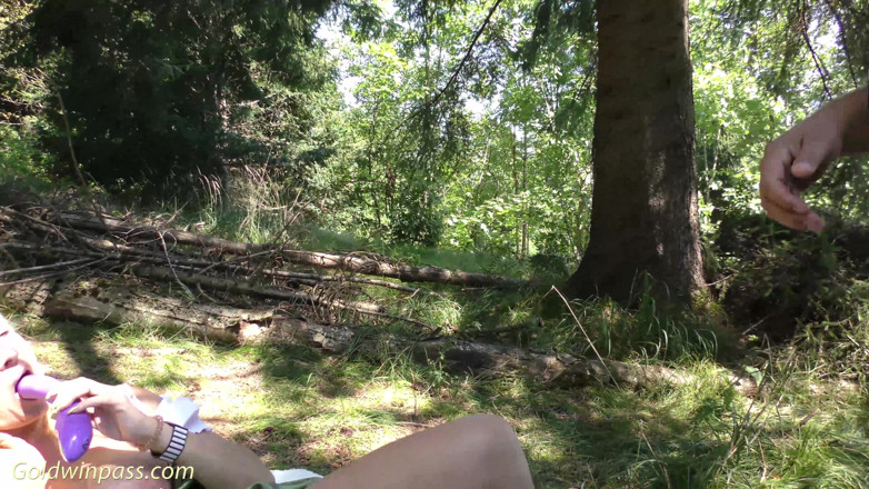 Goldwin pass: Big boob german milf rough outdoor toyed