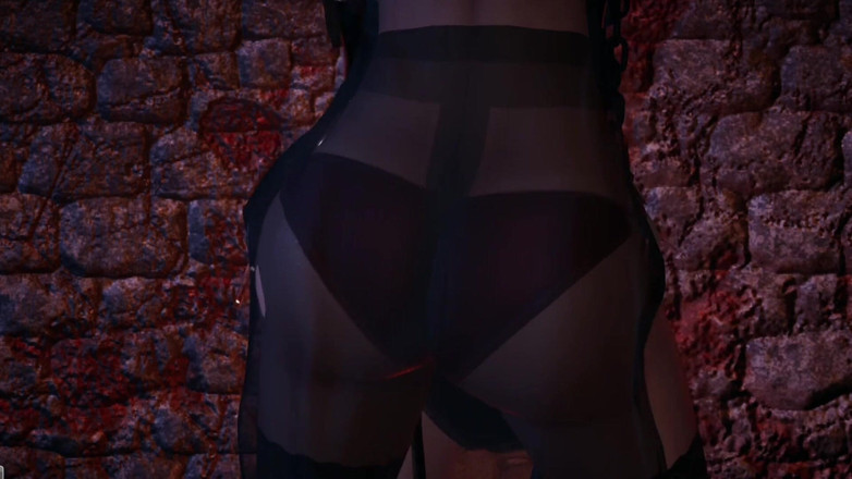 Asdfghjl2025: B016-sklavin wird von einem dildo von vorne nach hinten gefickt