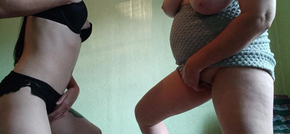 Lesbian-illusion: I Cum in My Panties at the Sight of My...