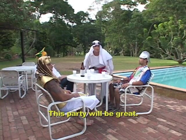 Gays Case: Zabawny koleś organizuj imprezę masquerade, która zwróciła się w świetny seks...