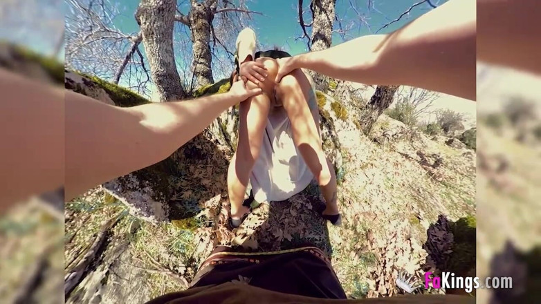 FAKings: Submissive servant babe receives a sex lesson from her lord....