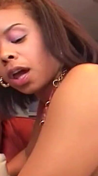 Young Black Chick Hard Banged by Horny Big Black Cock