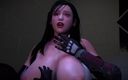 Velvixian 3D: Tifa Lockhart Imprisoned with Jessie