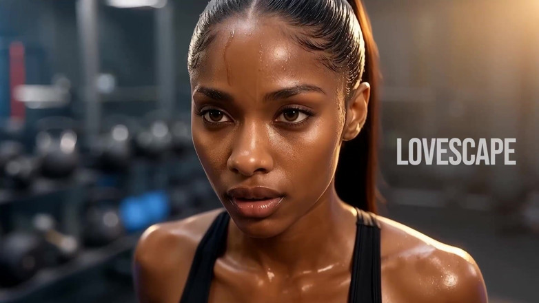 Lovescape: Ebony Babe Hot Gym Fuck Session