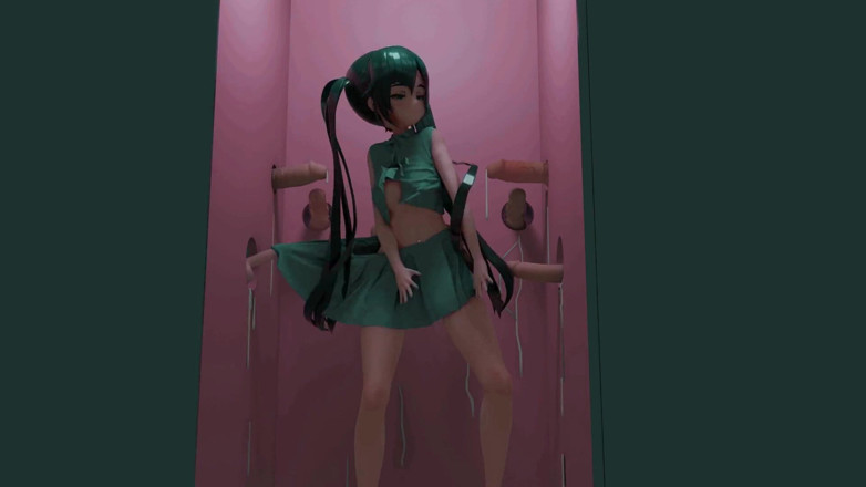 Smixix: Mona Genshin impact cu sex în grup cu gaura din zid -...