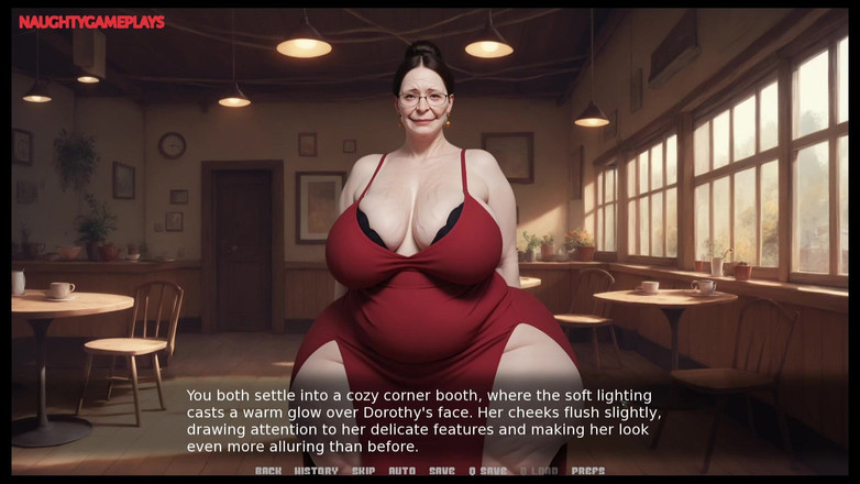 Naughty gameplays: 60-letnia GILF Szerokie biodra BBW uwielbia dostać jej dziury analne...