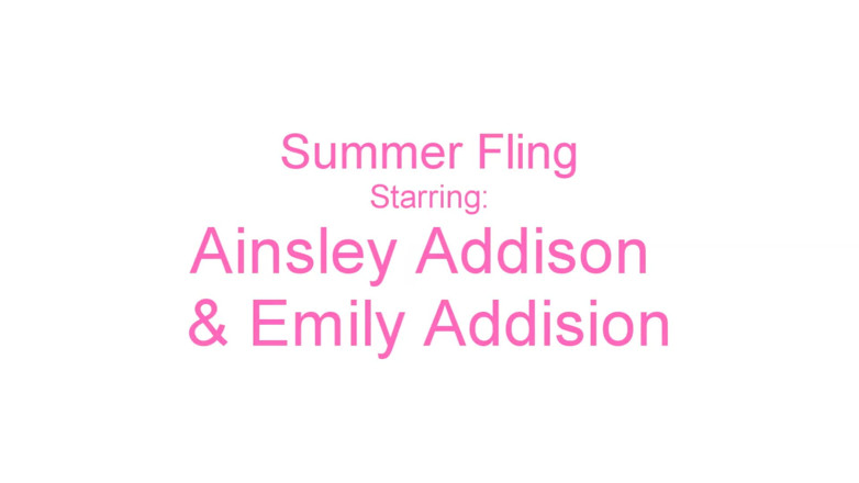 GirlsKissxxx: Lesbians Emily Addison and Ainsley Addison outdoor fun