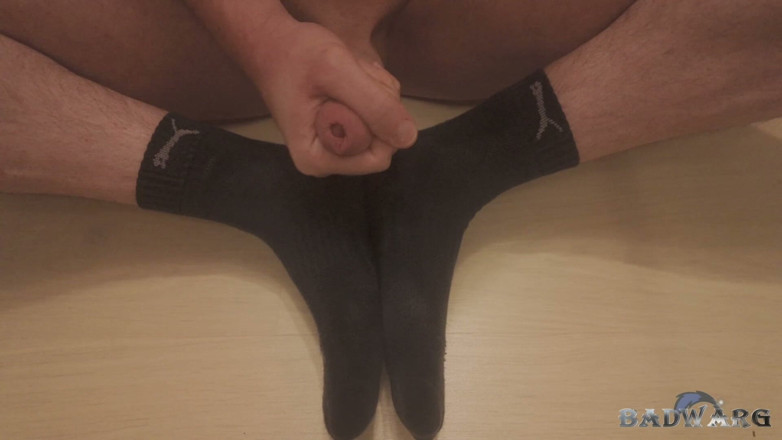 BadWarg: Cum on My Black Socks
