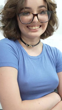 Hot Nerdy Stepsis Talks Me Into Blowing My Load in Her - Leana Lovings -