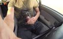 Golden Adventures: Outdoor highway jeans wetting