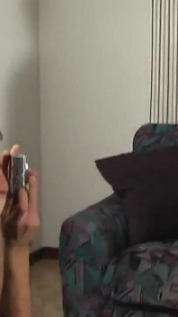 Franco tries to convince the hitchhiking woman to film her while he fucks her hairy pussy