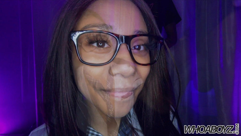 Whoaboyz: College Girl Amari Gold Gives a Double BJ