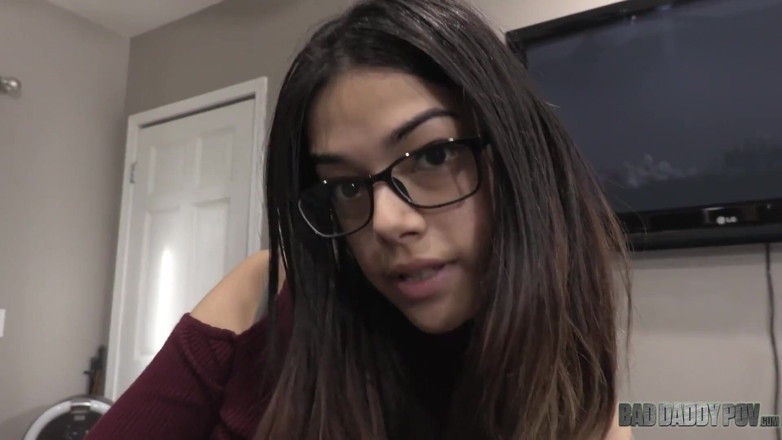 BadStepFamilyPov: Hairy Harmony Wonder gets smashed by her stepdad