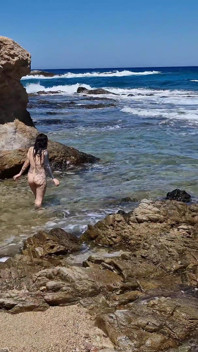 อมควยกลางแจ้งริมทะเล จากคนแปลกหน้าหื่นบนชายหาด nudist