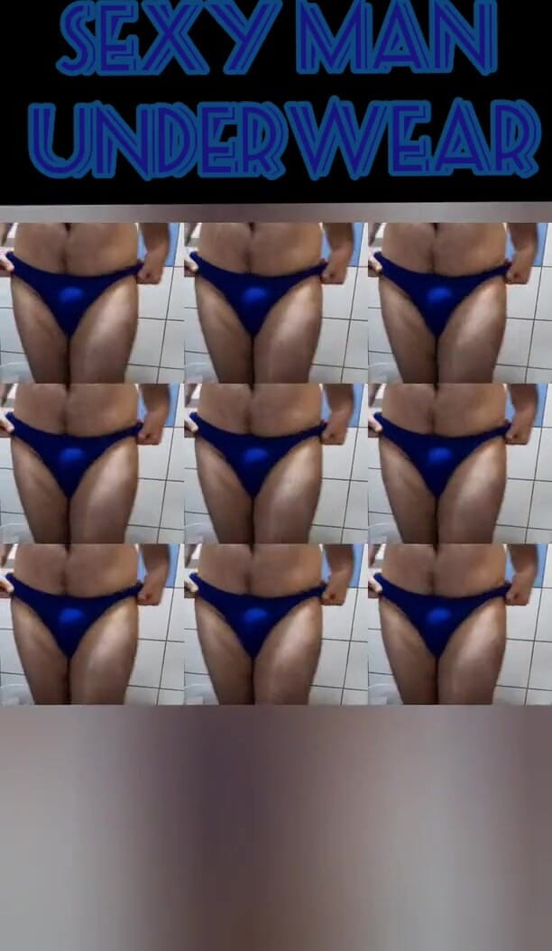 Davidandrexxx: Sexy blue thong