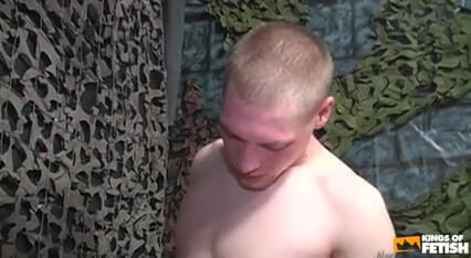 Gay Diaries: Tattooed military man gets ass screwed by his colleagues