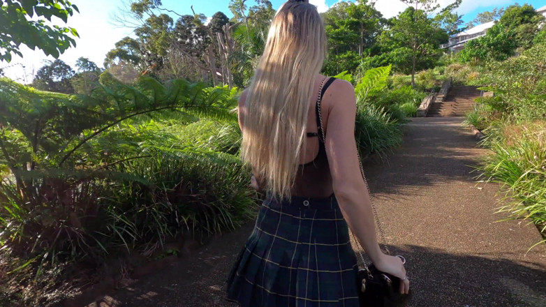 Secret Crush: SecretCrush4K - Risky flashing, anal, squirting &amp; blowjob in park