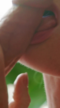 Teen Blowjob and Cinematic Facial