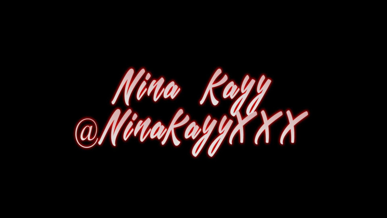 Nina Kayy: Nina Kay self pussy pleasure in pink mesh lingerie!!