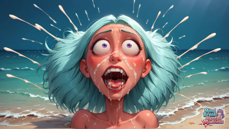 Mind Break Hentai Madness: Squirting Penises &amp; Alien Cream: Mind Break Beach Orgasm