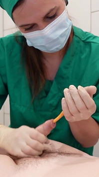 Medfet Catheter Play, Handjob and Imposed Orgasm with Vibrator