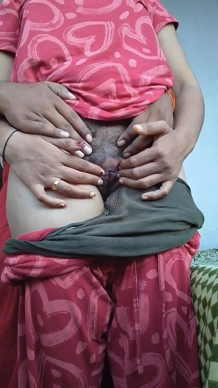 biharisonam: Desi Bhabhi in Night Dress with Her Boyfriend in Hindi...