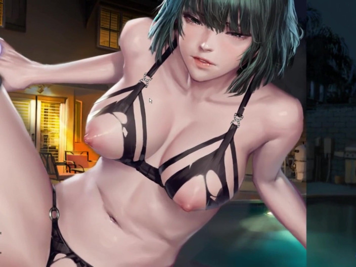 X Hentai: Sexy junges mädchen bei Swiming Poor - Hentai cg43
