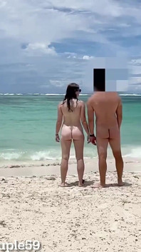 Wife Fucks a Random Fit Guy on Nudist Beach While Hubby Is Recording, Slut Wife Getting Fucked on Nudist Beach by Stranger