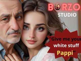 Borzoa: Mia and Papi - 1 - Virgin Teen Makes Maid Service to Her...