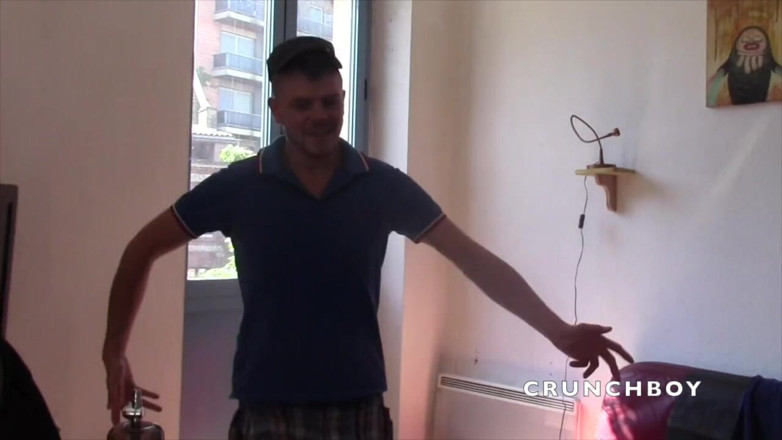 Raw French Bad boys: Fist session for Stepdaddy and cremapied by Leo