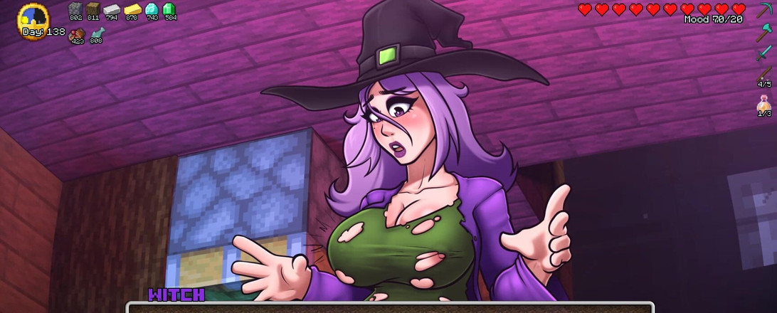 LoveSkySan69: Minecraft horny craft bagian 85 jubah baru untuk penyihir, pakaian dalam...