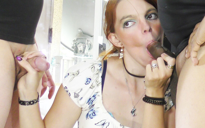 Real Amateur Sluts: Foxey Syrenka pierwszy trójkąt Par T1