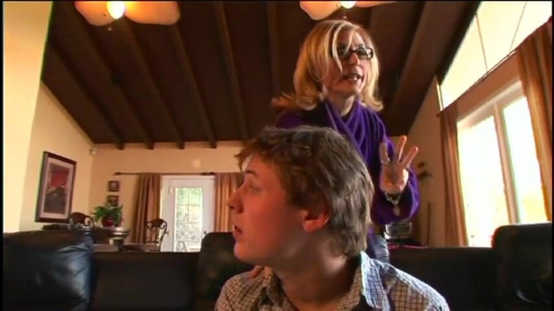 Vintage Usa: Big boobs blonde milf pussy fucking big cock sucking