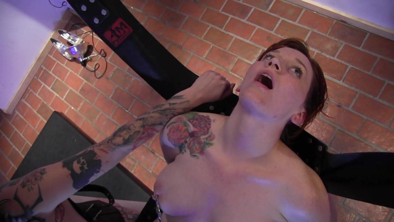 Girl on Girl: Cute babe gets punished before getting a strap on inside...