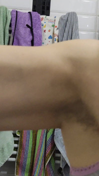 Big Woman's Muscles Flexing